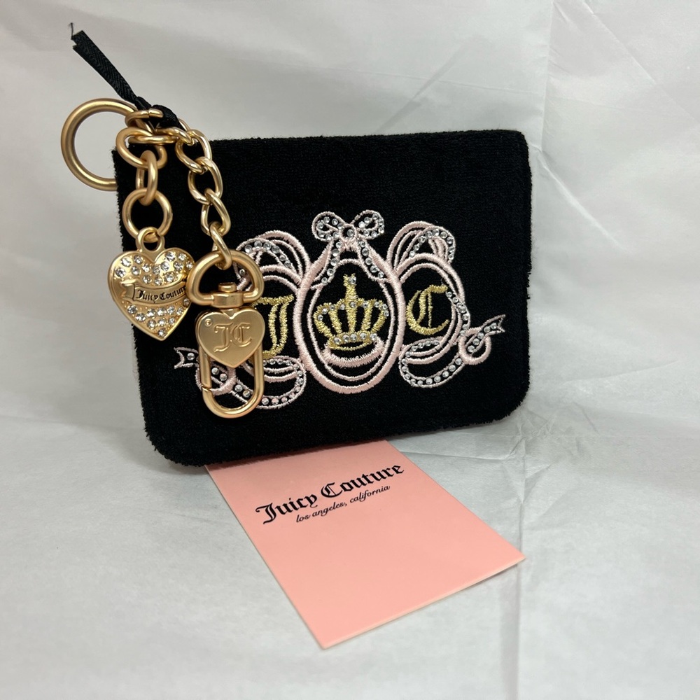 Juicy Couture Black Dual Sided Wallet 👑🎀